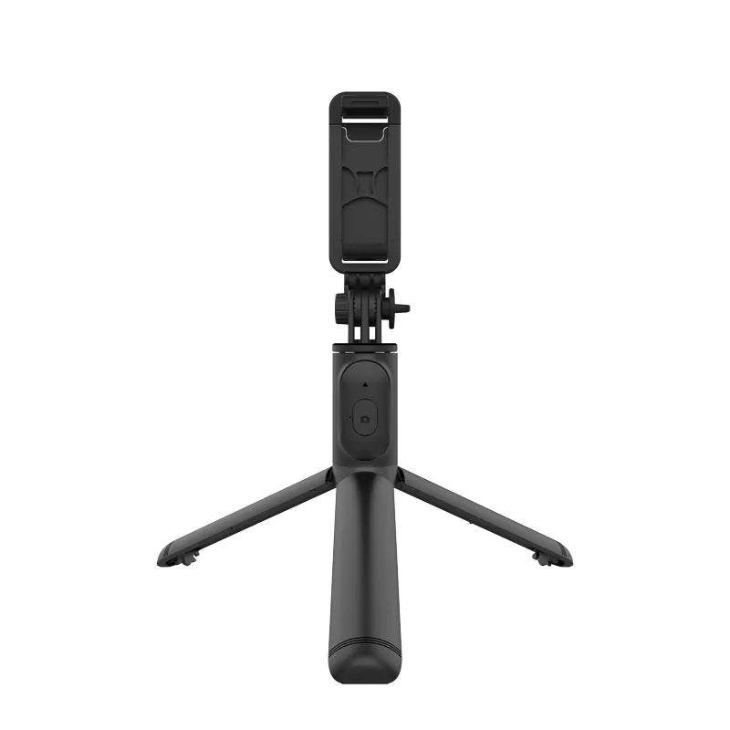 Crong SelfieGo Lite – Kompaktiškas „Bluetooth“ asmenukių lazda-trikojis (juodas)