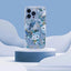 Rifle Paper Clear - Dėklas iPhone 14 Pro (Garden Party Blue)