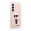 Karl Lagerfeld Silicone NFT Ikonik – dėklas Samsung Galaxy S23 (rožinis)