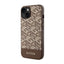 Guess GCube Stripes MagSafe – Dėklas, skirtas iPhone 14 Plus (ruda)