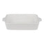 Alpina – Keraminis stačiakampis kepimo indas 28x18x6 cm (baltas)