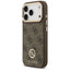 Guess 4G Strass Logo MagSafe - Dėklas iPhone 17 Pro (Rudas)