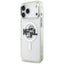 Karl Lagerfeld IML Glitter Karl & Choupette Sketch Logo MagSafe – dėklas iPhone 17 Pro Max (skaidrus)