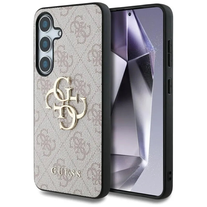 Guess Big 4G Logo Classic Logo – dėklas Samsung Galaxy S25 (rožinis)