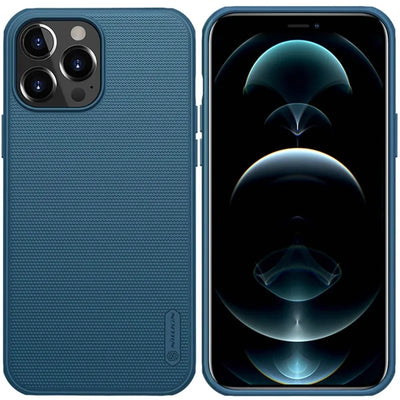 Nillkin Super Frosted Shield Pro – dėklas Apple iPhone 13 Pro Max (mėlynas)