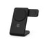 „Crong MagSpot Pivot Stand“ – 3-in-1 belaidis įkroviklis su „MagSafe“, skirtas „iPhone“, „Apple Watch“ ir „AirPods“ (juodas)