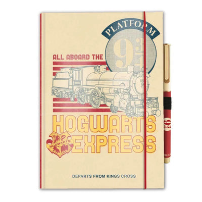 Harry Potter – Užrašų knygelė / A5 formato užrašų knygelė su rašikliu Platform 9 3/4