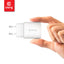 Crong USB-C kelioninis įkroviklis – USB-C Power Delivery 20 W sieninis įkroviklis (baltas)