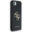 Guess Grained Big 4G Logo Small Classic Logo – dėklas iPhone 16e (juodas)