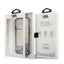 Karl Lagerfeld Liquid Glitter Round RSG Logo dėklas – dėklas iPhone 14 Pro Max (juodas)