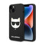 Karl Lagerfeld Choupette Head MagSafe Silicone – dėklas iPhone 14 Plus (juodas)
