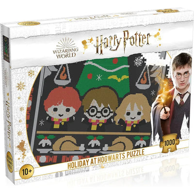 Harry Potter – 1000 detalių dėlionė dekoratyvinėje dėžutėje (Holidays at Hogwarts)
