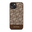 Guess GCube Stripes MagSafe – Dėklas, skirtas iPhone 14 Plus (ruda)