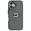 Karl Lagerfeld IML Metal Choupette Head MagSafe – dėklas, skirtas iPhone 16 Plus (juodas)