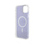Guess IML Iridescent MagSafe dėklas - iPhone 15 Plus (violetinis)