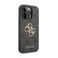 Guess 4G Big Metal Logo dėklas iPhone 15 Pro telefonui (pilkas)