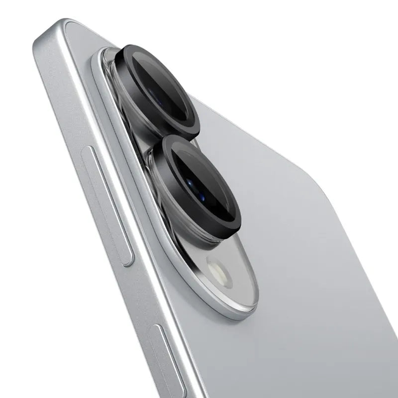 Spigen Optik Pro GLAS.TR EZ Fit fotoaparato apsauga, 2 vnt. - objektyvo apsauga, skirta Samsung Galaxy S25 Edge (juoda)