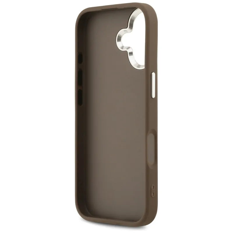 Guess 4G Big 4G Classic Logo - Dėklas iPhone 17 (Ruda / Sidabrinė)