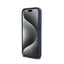 DKNY Leather Mono Stripe & Metal Logo – dėklas, skirtas iPhone 15 Pro Max (mėlynas)