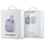 Guess Printed Classic Logo – Bluetooth TWS ausinės + įkrovimo dėklas (violetinės)