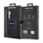 AMG Silicone Carbon Pattern MagSafe - dėklas Samsung Galaxy S24 telefonui (juodas)