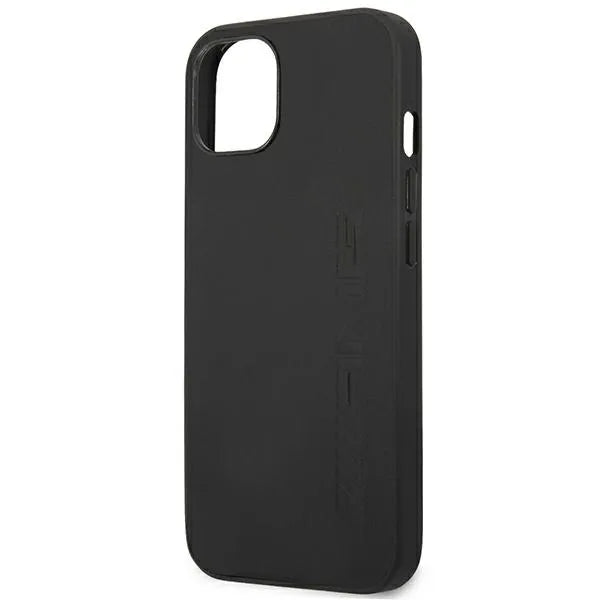 AMG Leather Hot Stamped – dėklas, skirtas iPhone 14 Plus (juodas)