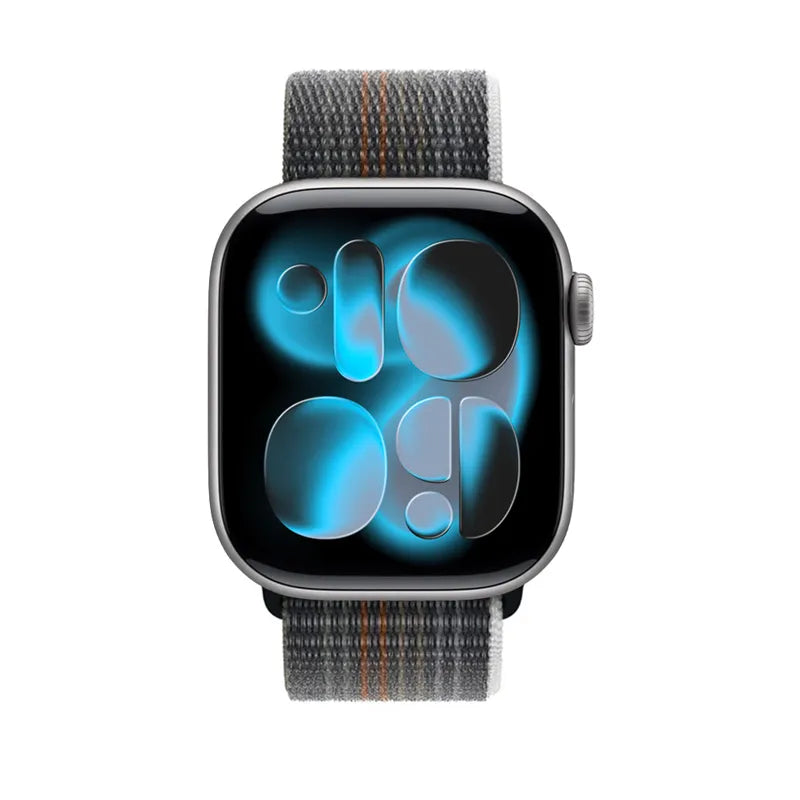 Crong Nylon – sportinė apyrankė, skirta Apple Watch 38/40/41/42 mm (Midnight Run)