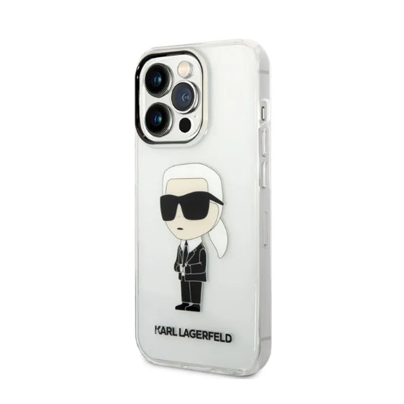 Karl Lagerfeld IML NFT Ikonik – dėklas iPhone 14 Pro Max (skaidrus)
