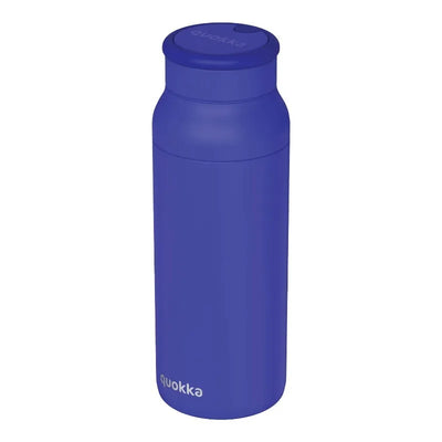 Quokka Echo – 690 ml nerūdijančio plieno gertuvė su silikonine rankena (Dusk Blue)