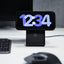 „Crong MagSpot Pivot Stand“ – 3-in-1 belaidis įkroviklis su „MagSafe“, skirtas „iPhone“, „Apple Watch“ ir „AirPods“ (juodas)
