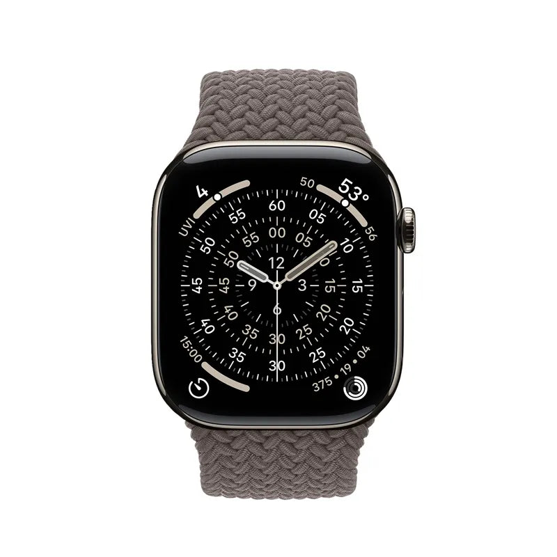 Crong Wave Band – pintas dirželis Apple Watch 44/45/46/49 mm (rudos spalvos)
