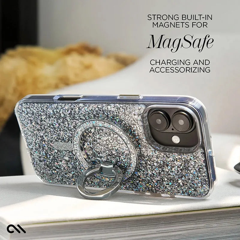 Case-Mate Twinkle MagSafe – dėklas „iPhone 16“ (Disco)