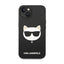 Karl Lagerfeld Choupette Head MagSafe Silicone – dėklas iPhone 14 Plus (juodas)