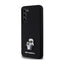Karl Lagerfeld Silicone Karl & Choupette Metal Pin dėklas Samsung Galaxy S24+ (juodas)