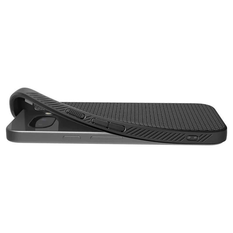 Spigen Liquid Air – dėklas Google Pixel 9a (matinė juoda)