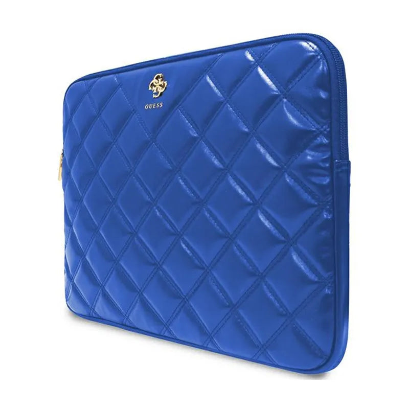 Guess Quilted 4G dėklas - Nešiojamojo kompiuterio krepšys 13" / 14" (mėlynas)