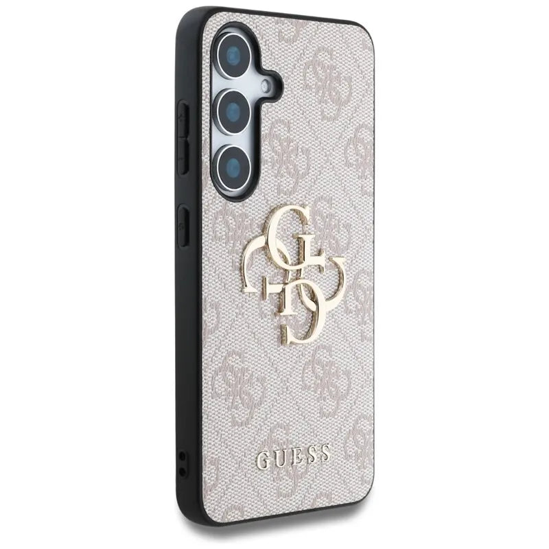 Guess Big 4G Logo Classic Logo – dėklas Samsung Galaxy S25 (rožinis)