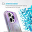 Speck Presidio2 Lux MagSafe – iPhone 16 Pro dėklas (Amazing Purple / Clear)