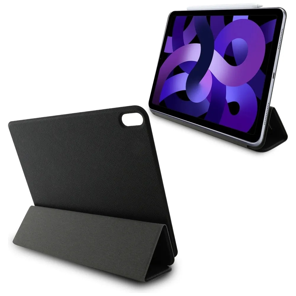 Karl Lagerfeld Book Cover Saffiano Magnetic Karl & Choupette – dėklas iPad Air 11" M3 (2025) / iPad Air 11" M2 (2024) (juodas)