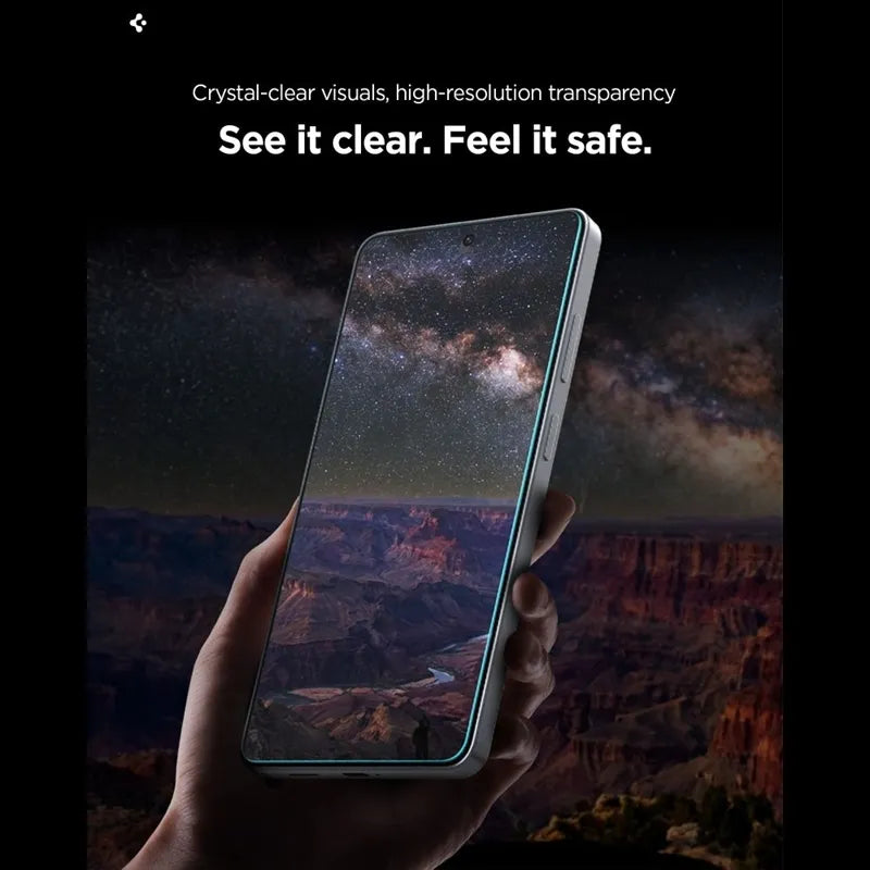 Spigen GLAS.TR EZ Fit Pro AC HD 2 vnt. pakuotė - Grūdintas stiklas Samsung Galaxy S26 Ultra (2 vnt.)
