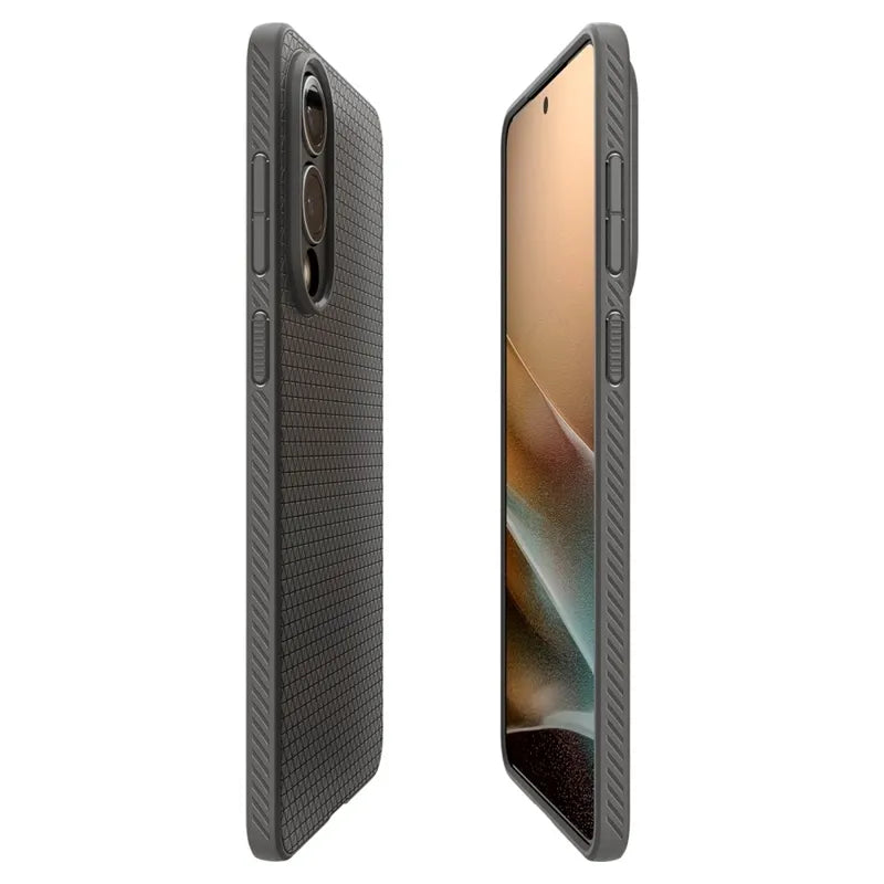 Spigen Liquid Air – dėklas Samsung Galaxy S25 Edge (Marble Grey)