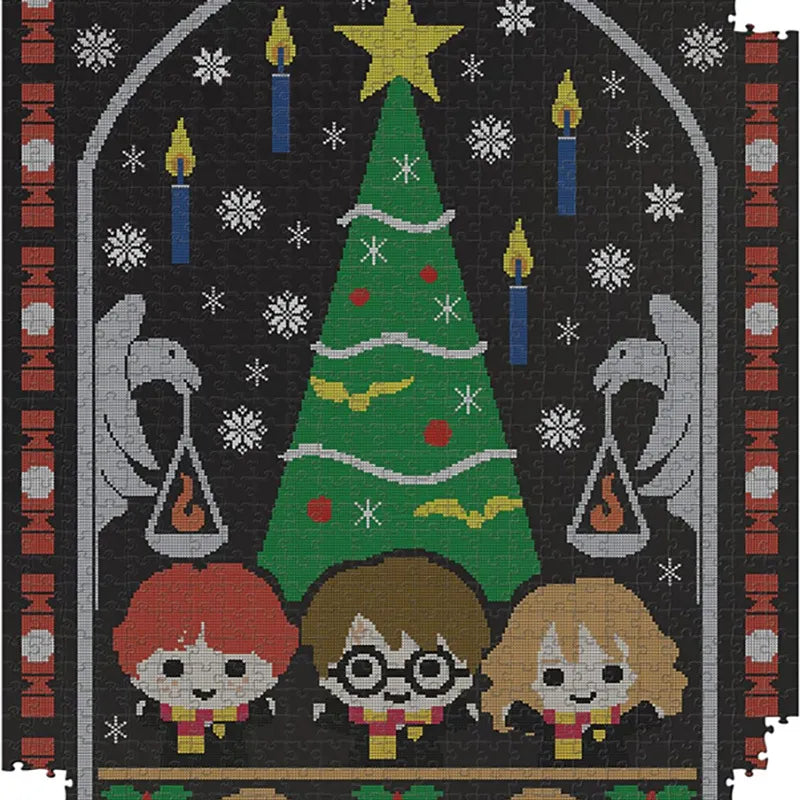 Harry Potter – 1000 detalių dėlionė dekoratyvinėje dėžutėje (Holidays at Hogwarts)