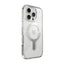 Speck Presidio Perfect-Clear Grip ClickLock & MagSafe – dėklas iPhone 16 Pro (skaidrus / chromuota apdaila / Serene Silver)