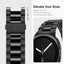 Spigen Modern Fit Band 316L - Apyrankė skirta Samsung Galaxy Watch 9 / 8 / 8 Classic 40 / 44 / 46 mm (Juoda)