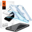 Spigen Glas.TR EZ Fit 2-Pack - Grūdintas stiklas Samsung Galaxy S23, 2 vnt. (skaidrus)