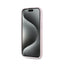 Karl Lagerfeld Diagonal Quilted Script – dėklas, skirtas iPhone 15 Plus / 14 Plus (rožinis)