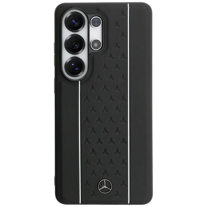 Mercedes Laurel Leaves Vertical Stripes MagSafe dėklas, skirtas Samsung Galaxy S26 Ultra (juodas/baltas)
