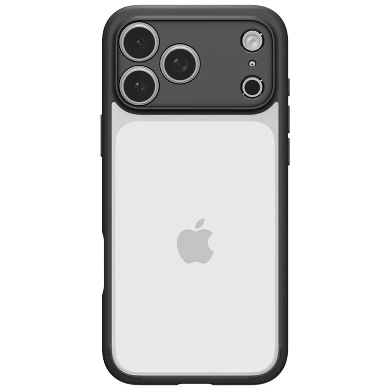 Spigen Ultra Hybrid – dėklas, skirtas iPhone 18 Pro / 17 Pro (matinė juoda spalva)