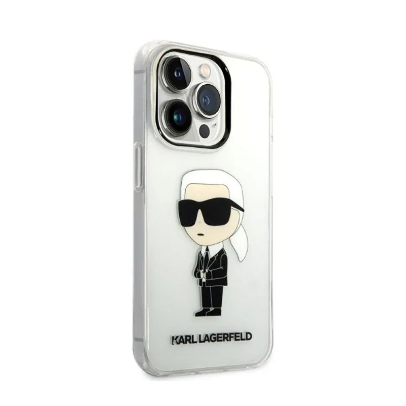 Karl Lagerfeld IML NFT Ikonik – dėklas iPhone 14 Pro Max (skaidrus)