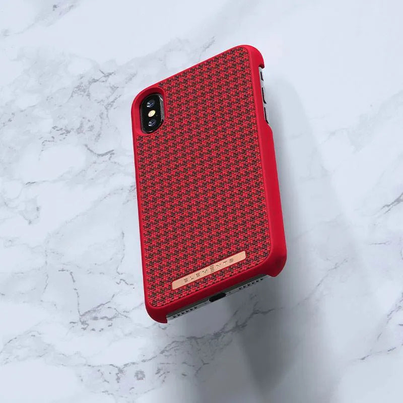 Nordic Elements Saeson Idun – dėklas iPhone Xs / X telefonui (raudonas)